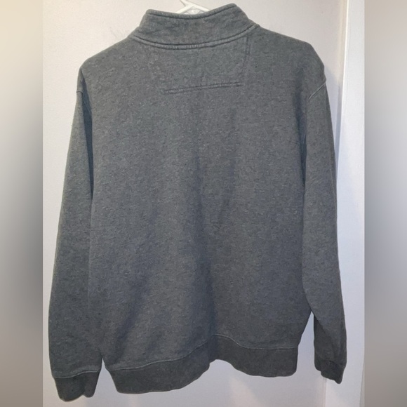 Men’s Gray L.L. Bean Quarter Zip Pullover Size Medium - Picture 2 of 4